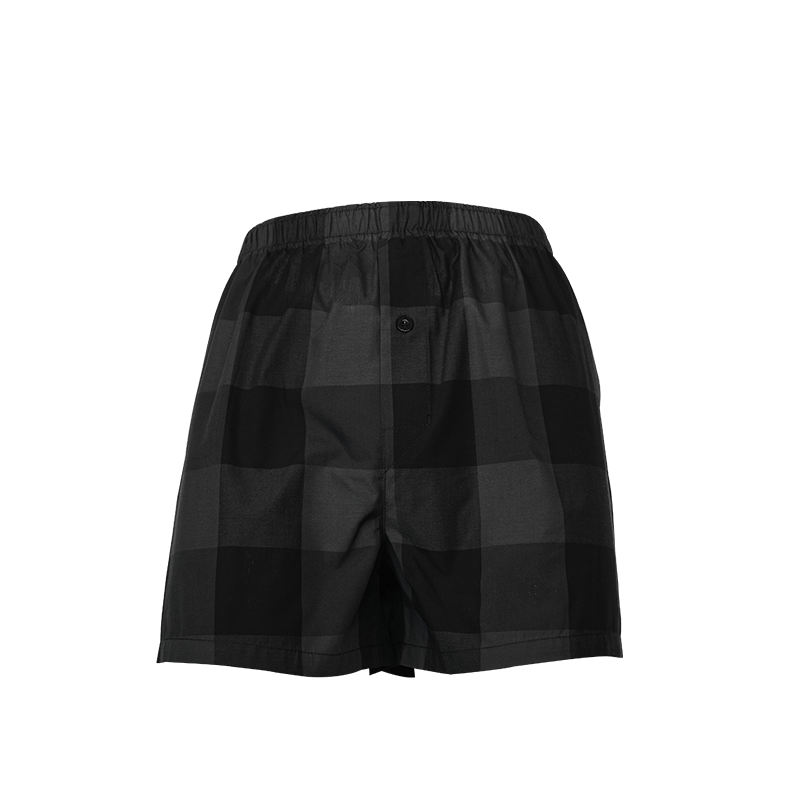 Woven Boxers, Bamboo Viscose Polyester Poplin Check Gingham