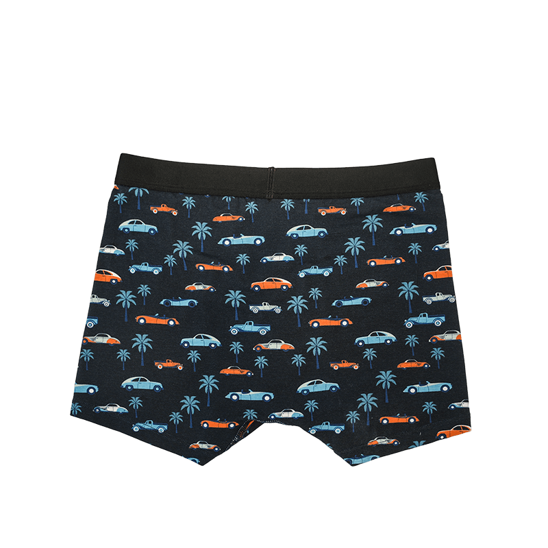 thumbnail image 2 of Cupid Boys Seamless Boxer Briefs – 5 Pack, Spandex Cotton, Assorted Cartoon Prints, S M L 2 of 2