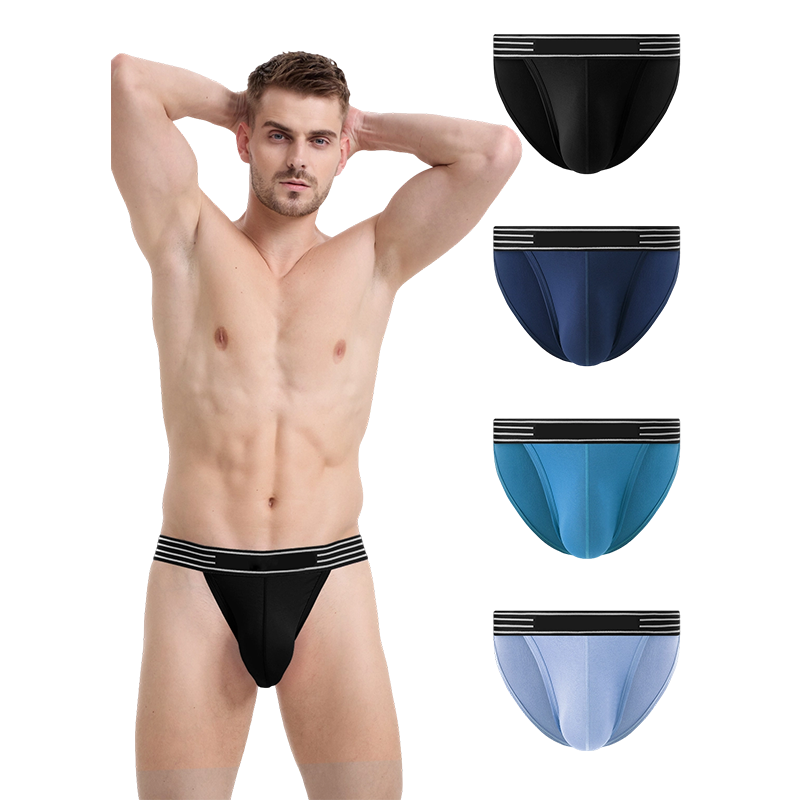 Men's Bikini Briefs With Pouch
