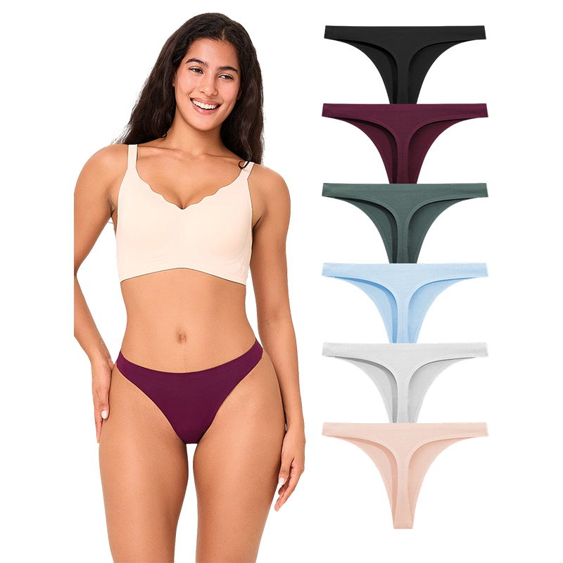 Women’s Seamless No-show Thongs