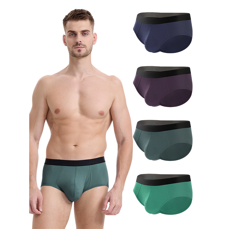 Soft Men's Brief With Open Fly